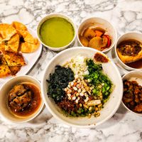 My breakfast and lunch 😋 at Thunder Tree 擂茶树 - VivoCity in Central Singapore