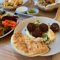 Falafel humus  at Chick Peace 칙피스 - Gangnamgu in Seoul