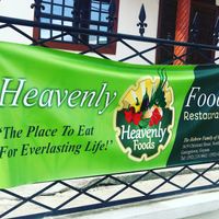New sign at Heavenly Foods Restaurant in Georgetown