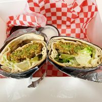 Falafel wrap  at JDO Mediterranean in Whittier