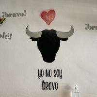 Vegan for the animals. at La Piparra in Bilbao