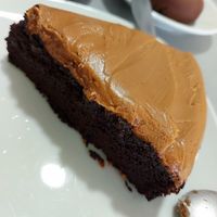 Chocolate cake 🎂 & donut 🍩 at La Piparra in Bilbao