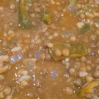 Lentil Soup at La Piparra in Bilbao