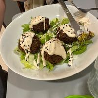 Falafel at La Piparra in Bilbao