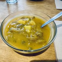 Marmitako de setas cardo  at La Piparra in Bilbao