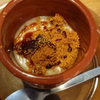 Caramel natillas (sort of custard) at La Piparra in Bilbao