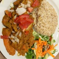 Plantain stew. Very comforting at La Piparra in Bilbao