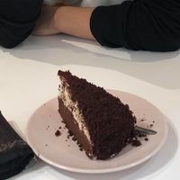 Amazing mole cake!  at Loving Hut - Zlicin in Prague