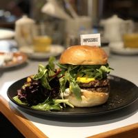 Impossible burger at Privé - The Paragon in Central Singapore
