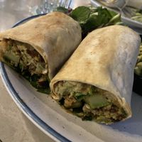 Vegan wrap at Privé - The Paragon in Central Singapore