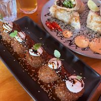 Arancini & duck roti #Veganuary at Tyranny of Distance in Windsor