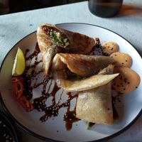'Duck' Roti Roll at Tyranny of Distance in Windsor