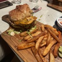chicken burger  at Tyranny of Distance in Windsor