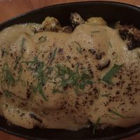 Roasted cauliflower -cheesy sauce.   at Tyranny of Distance in Windsor