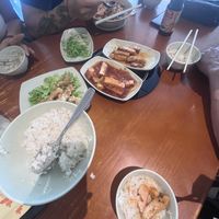 Soup, tofu, bean curd and rice   at Bep Chay Co May in Vung Tau