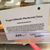 Vegan Ultimate Mushroom Pizza at Whole Foods Market in Sedona