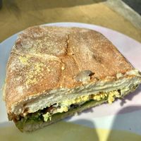 Parm eggplant toastie  at Miss Sina - Surry Hills in Surry Hills