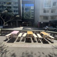 Outdoor seatingg  at Miss Sina - Surry Hills in Surry Hills