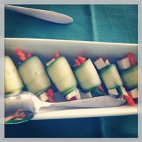 fresh cucumber roll appetizer  at Fresh Mint in Scottsdale