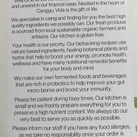   at Cafe Vida in Canggu