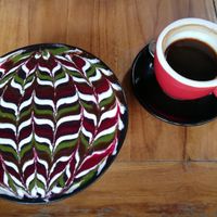 Ninja bowl and coffee at Cafe Vida in Canggu