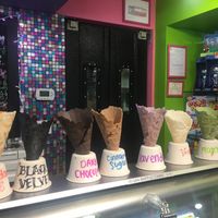 Cone options  at Yummi Joy in Austin