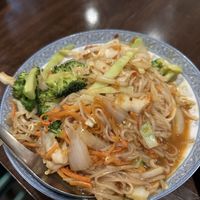 rice noodles option with veggies and tofu (in noodles area, the one that is sweet salty and spicy) - so good!!!  at Thonburi Thai Food in Collingwood