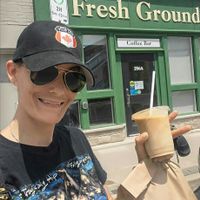 Haven't have a chai latte is years! It's Vegan!!! at Fresh Ground in Kitchener