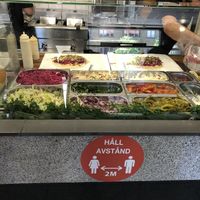 hyper fast service at Mr Falafel in Malmo