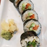 Veggie sushi at Afuri Izakaya in Portland