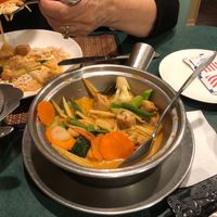 Vegan red curry with Tofu at Royal Thai in Punta Gorda