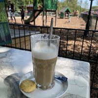 Oat milk for coffee  at Johanna's Hof in Castricum