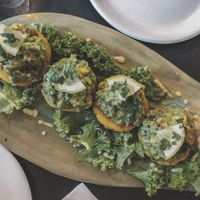 Arepas (opción vegana) 💚 at Pura Vida in Gran Canaria