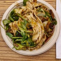 Vegan mock duck noodles (dry) at Very Fresh Noodles in New York City