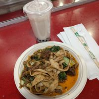Dry noodles at Very Fresh Noodles in New York City