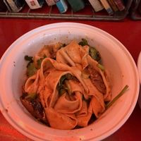Vegan duck noodles  at Very Fresh Noodles in New York City