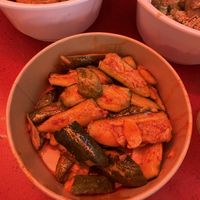 Smashed cucumbers  at Very Fresh Noodles in New York City