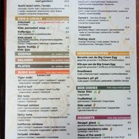 Menu (2) at Locals Grand Cafe in Medemblik