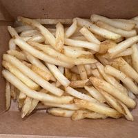 fries (I removed the sauce)   at MSP - Peoples Organic - T1 in St Paul