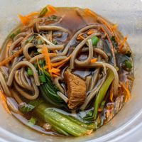 Vegan soba - hot, not cold. at The Kitchen in Jackson