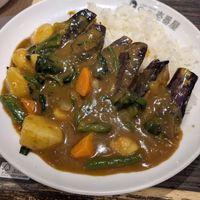 Curry with extra aubergine at CoCo Ichibanya in Sendai