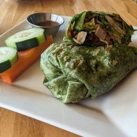 Thai Chili Tofu Veggie Wrap at Urban Olive & Vine in Hudson