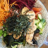 Sushi bowl at Plant Based Wholefoods in Katoomba