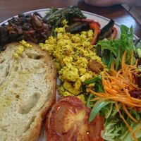 Big breakfast at Plant Based Wholefoods in Katoomba