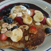 Pancakes at Plant Based Wholefoods in Katoomba