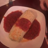 Vega Lasagna burrito at Cobra Cabana in Richmond