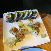 Akira & Super Veggie Roll. Yum!  at Kanpai in Bend