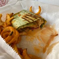 Buffalo wrap  at Hot Krust in Orlando