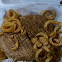 bbq chicken panini on whole grain  at Hot Krust in Orlando