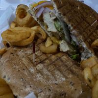 bbq chicken panini  at Hot Krust in Orlando